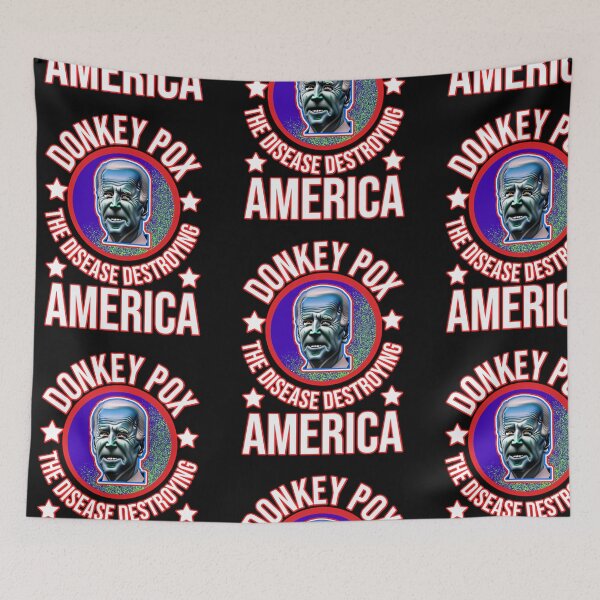 Item preview, Donkey Pox Killing America designed and sold by WoodburyLake.