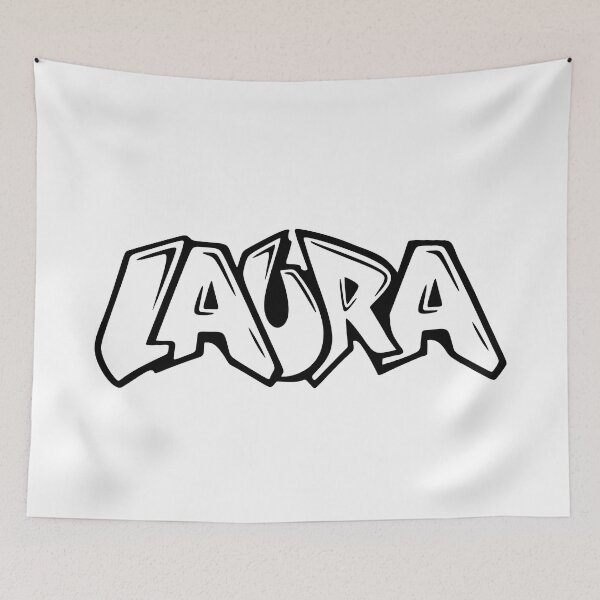 Item preview, Laura - Graffiti Name Design designed and sold by NameThatShirt.