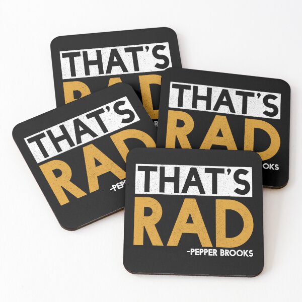 Item preview, That's Rad -Pepper Brooks, Dodgeball  designed and sold by Sticker Up.