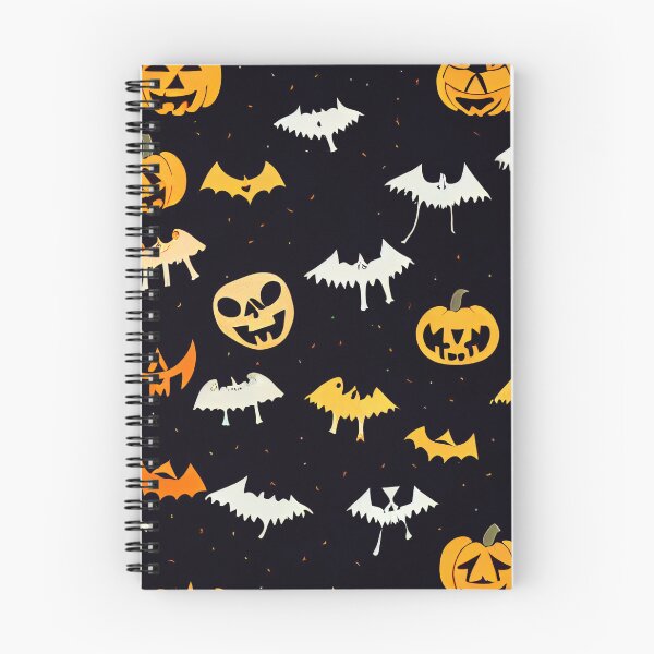 Item preview, Cute Bats and Pumpkins Pattern designed and sold by BrainFood Designs.