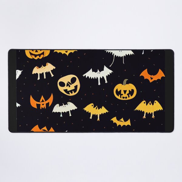 Item preview, Cute Bats and Pumpkins Pattern designed and sold by BrainFood Designs.