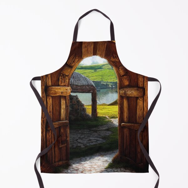 Item preview, Mythical Wooden Doorway with lake view designed and sold by TeeARTHY.