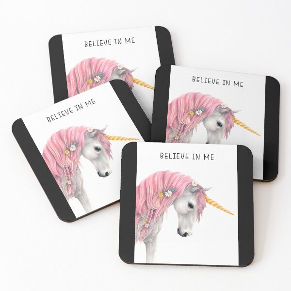 Item preview, Unicorn Nursery Wall Art Believe In Me designed and sold by batyduntenu.