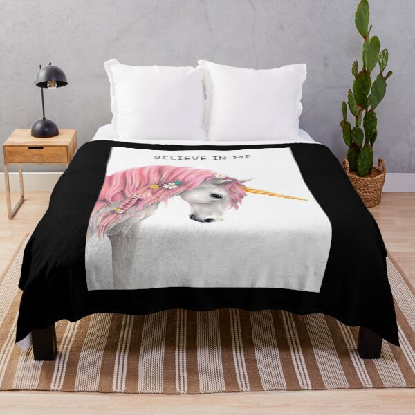 Item preview, Unicorn Nursery Wall Art Believe In Me designed and sold by batyduntenu.