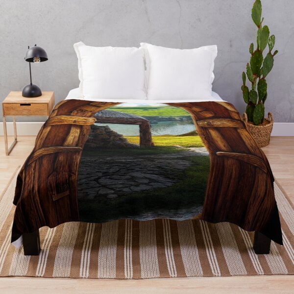 Item preview, Mythical Wooden  Doorway  with lake view designed and sold by TeeARTHY.