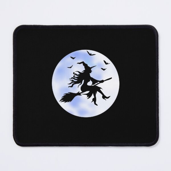 Item preview,   Zombie In Graveyard - Full Moon With Witch Flying Broom designed and sold by ImagesDesigns.