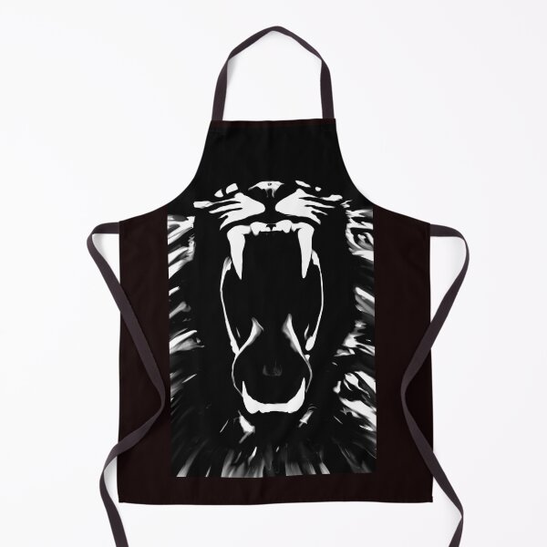 Item preview, Tiger Fangs Black and White Monster Teeth open mouth designed and sold by WildCanyon.
