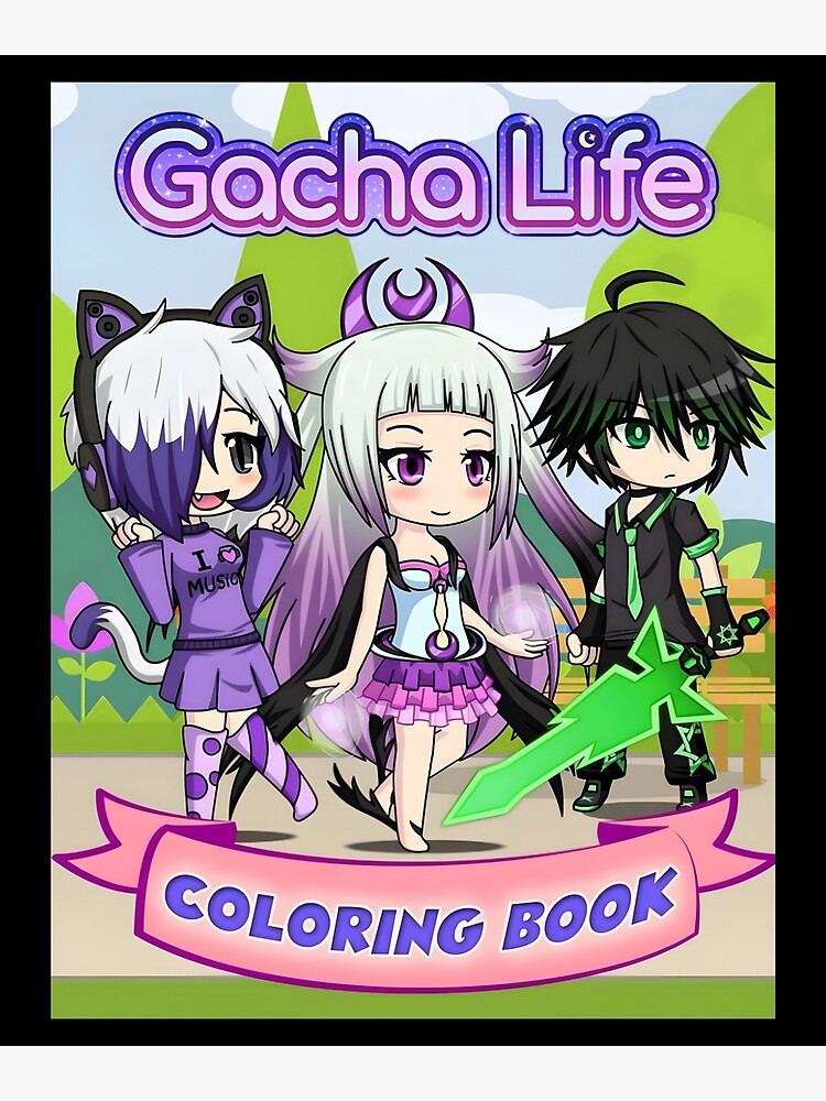 "" gacha Life Coloring Book: High-Quality Illustrations Of Gacha Life