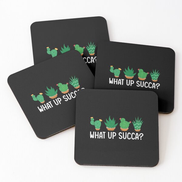 Item preview, What Up Succa? - Succulent designed and sold by FallInLoveCo.