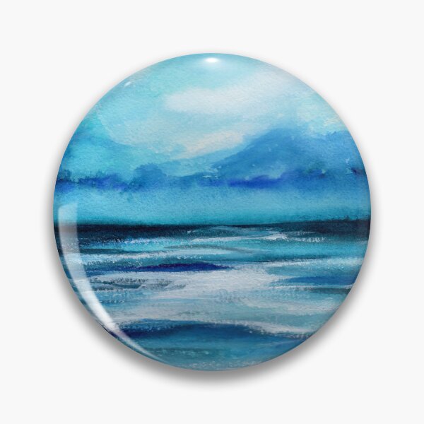 Item preview, Big Blue Ocean Waves designed and sold by BeefStroganof.