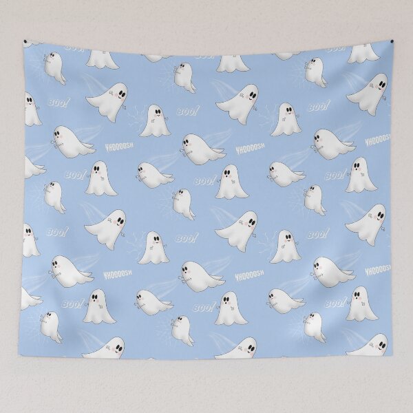 Item preview, 'lil Ghosts in Baby Blue designed and sold by Lisa Barry.
