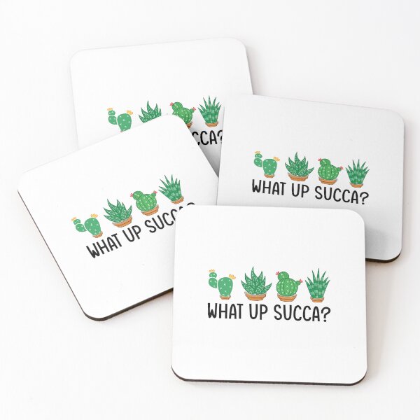 Item preview, What Up Succa? - Succulent designed and sold by FallInLoveCo.