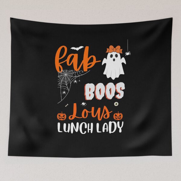 Item preview, Fab Boo Lous Lunch Lady Team Teacher Spooky Season Halloween Gift Idea shirt designed and sold by YourgiftShop.