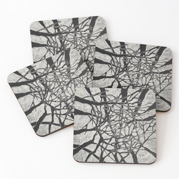 Item preview, Black and white trees  designed and sold by RachelHeadart.