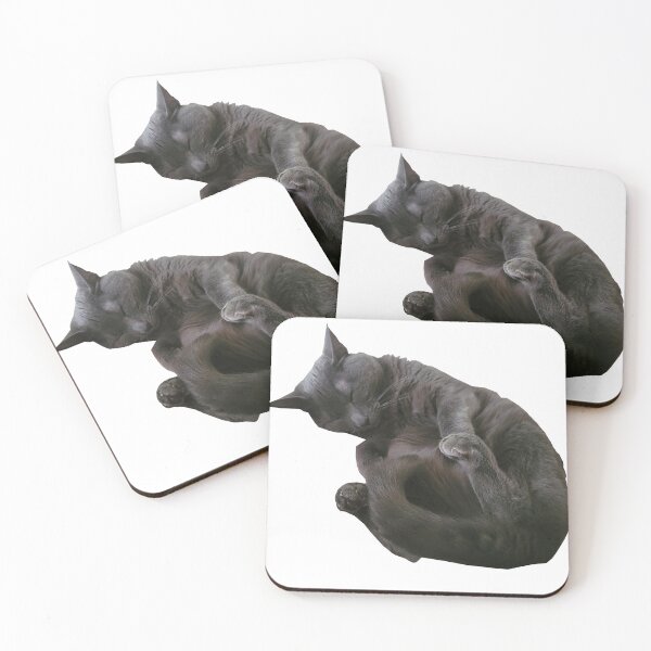 Item preview, Sleepy Grey Cat designed and sold by mindfuzz9999.