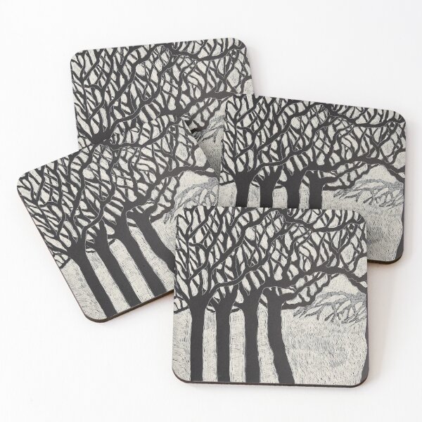 Item preview, silhouetted trees  designed and sold by RachelHeadart.