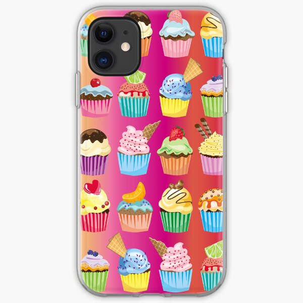 Cupcakes Galore Delicious Yummy Sugary Sweet Baked Treats iPhone Soft Case