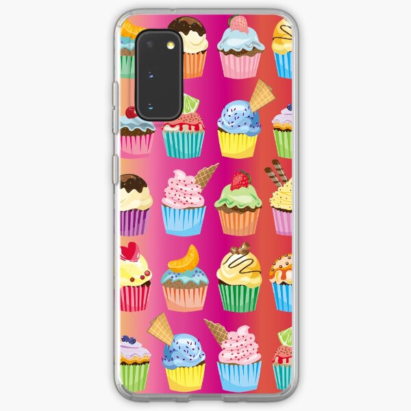 Cupcakes Galore Delicious Yummy Sugary Sweet Baked Treats Samsung Galaxy Soft Case