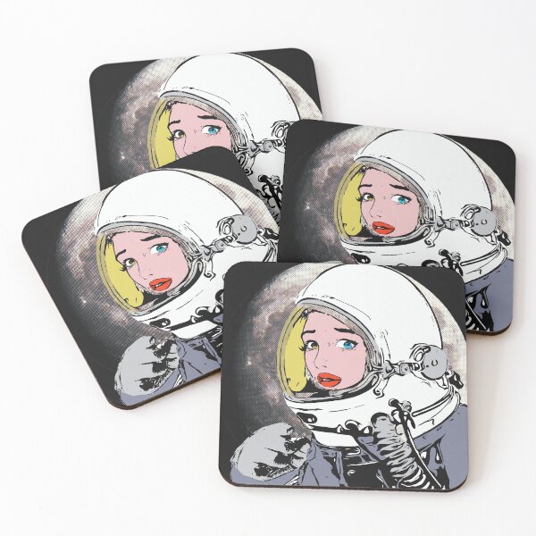 Item preview, Astro girl moon old comics aesthetics  designed and sold by spinolator.