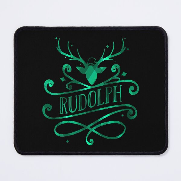 Item preview, Rudolph Christmas Green Tartan Pattern Reindeer Head designed and sold by Trinket-Trickster.