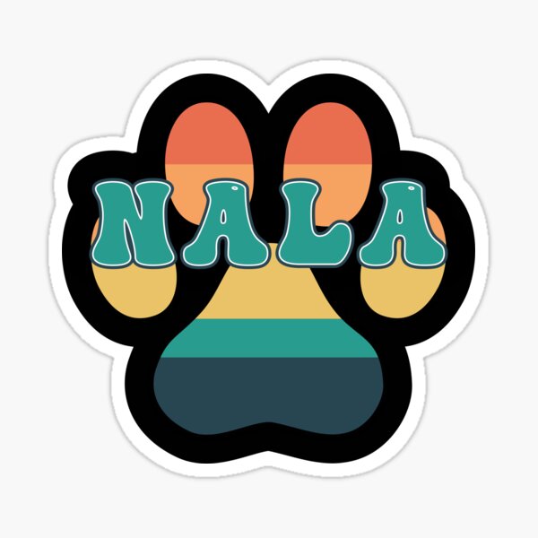 nala-dog-name-vintage-sunset-paw-prints-on-black-nala-dog-name