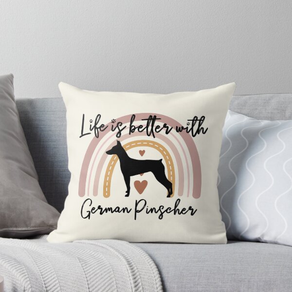 Item preview, German Pinscher dog Rainbow Aesthetic Boho designed and sold by rafaeltto.