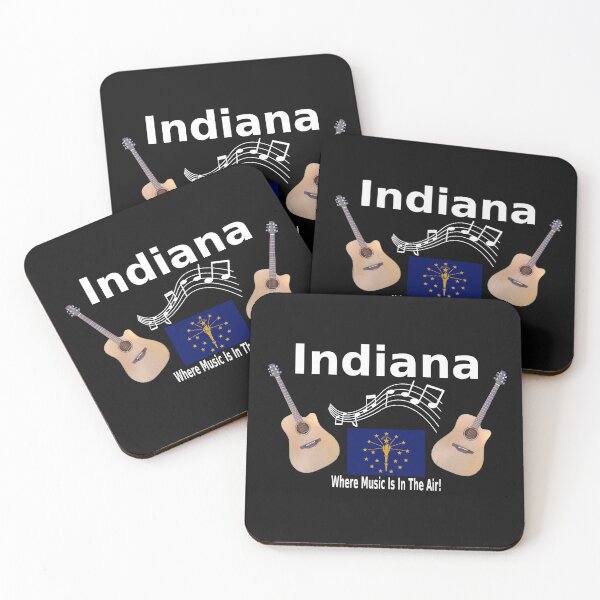 Artikelvorschau, Indiana-Akustikgitarren-Shirt entworfen und verkauft von GuitarNuts.