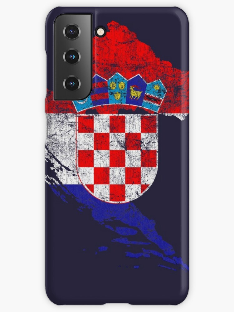 Croatia Flag and Map Croatian Pride T Shirt