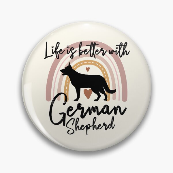 Artikelvorschau, German Shepherd dog Rainbow Aesthetic Boho entworfen und verkauft von rafaeltto.