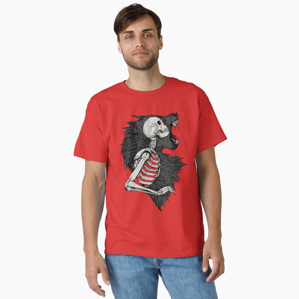 Item preview, Classic T-Shirt designed and sold by WOLFSKULLJACK.