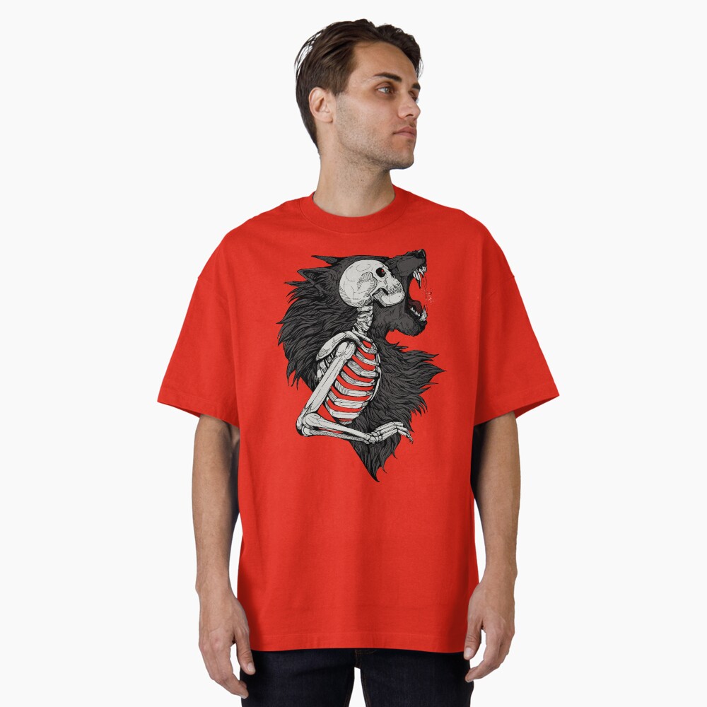 Item preview, Oversized T-Shirt designed and sold by WOLFSKULLJACK.