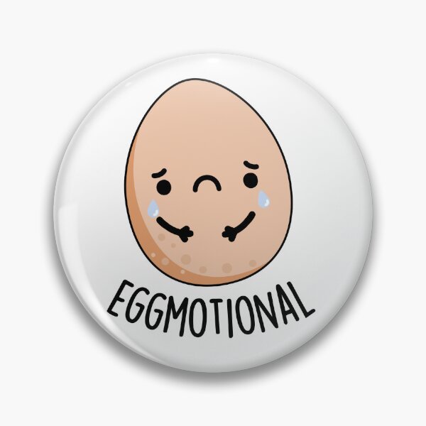 Item preview, Eggmotional Emotional Funny Egg Puns  designed and sold by punnybone.