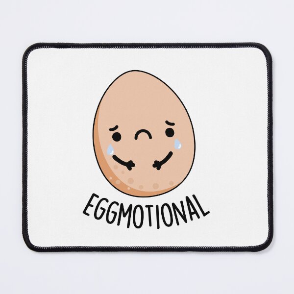 Item preview, Eggmotional Emotional Funny Egg Puns  designed and sold by punnybone.