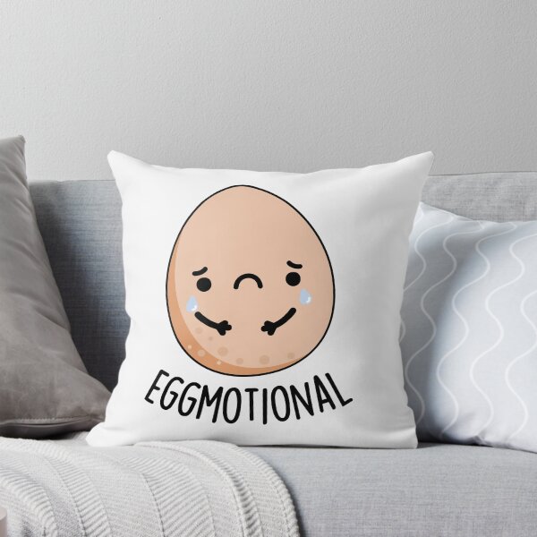 Item preview, Eggmotional Emotional Funny Egg Puns  designed and sold by punnybone.