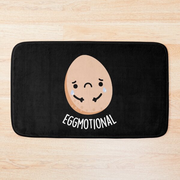 Item preview, Eggmotional Emotional Funny Egg Puns (Dark BG) designed and sold by punnybone.