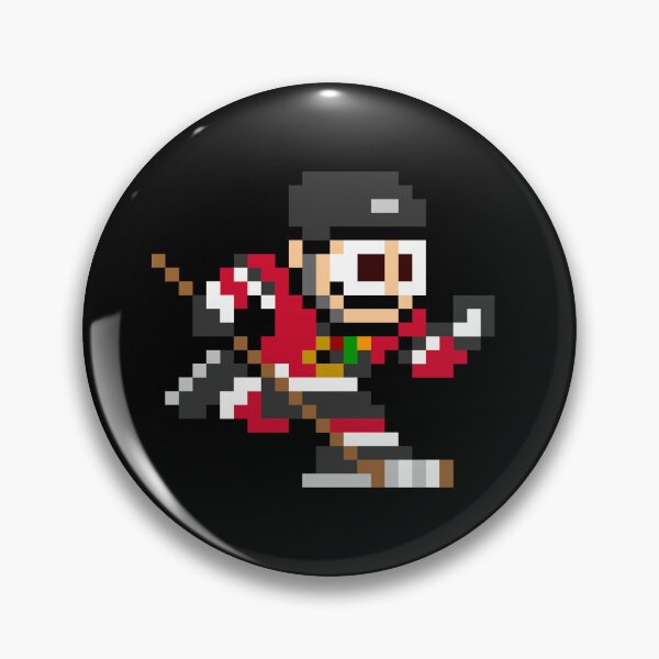 Artikelvorschau, Chicago Blackhawks Home (8-Bit-Hockeyspieler) entworfen und verkauft von The Armorsmith.