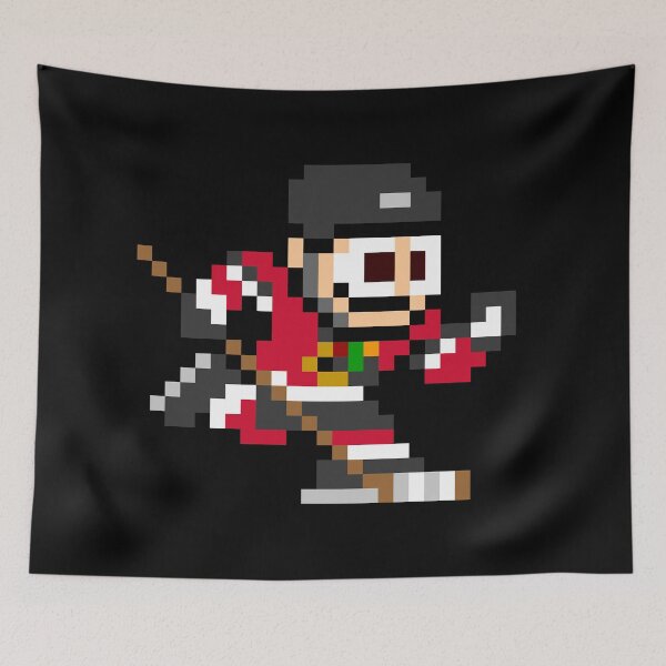 Item preview, Chicago Blackhawks Home (8-bit Hockey Player) designed and sold by The Armorsmith.