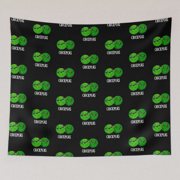 Item preview, Chick Peas Funny Pea Puns (Dark BG) designed and sold by punnybone.