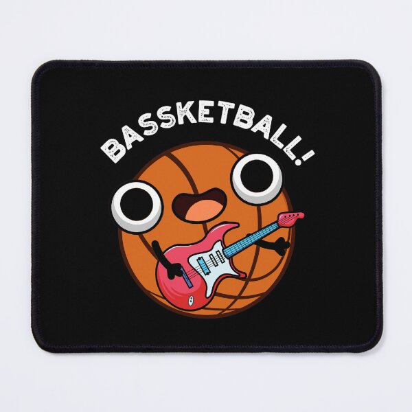 Item preview, Bassketball Funny Basketball Puns (Dark BG) designed and sold by punnybone.