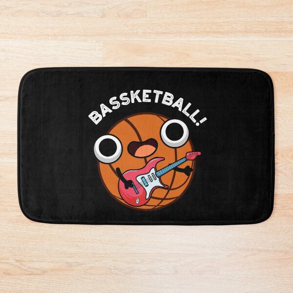 Item preview, Bassketball Funny Basketball Puns (Dark BG) designed and sold by punnybone.