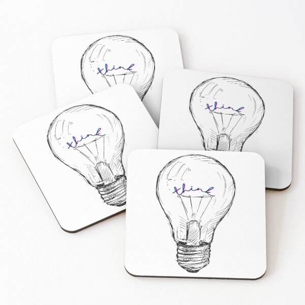 Artikelvorschau, DENKEN Sie an eine Glühbirne entworfen und verkauft von MyMerch4u.
