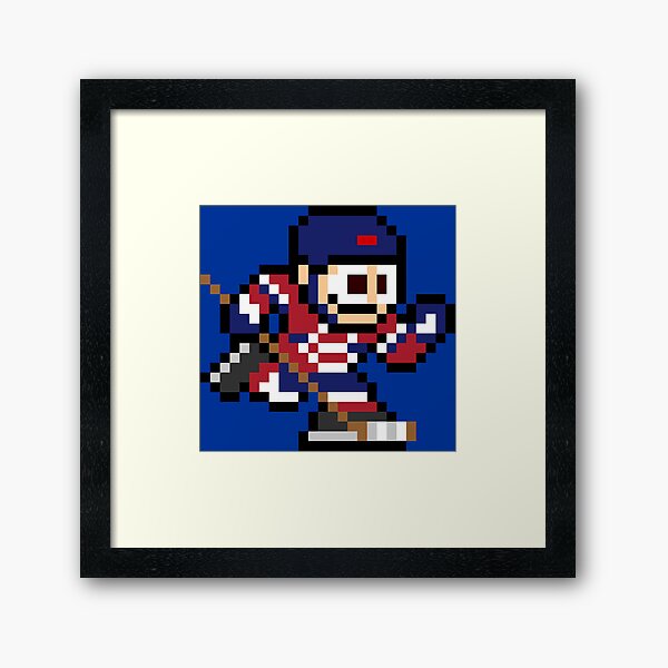 Aperçu de l'œuvre Domicile des Canadiens de Montréal (joueur de hockey 8 bits) créée et vendue par The Armorsmith.