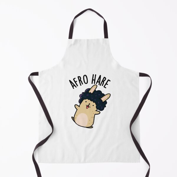 Item preview, Afro Hare Funny Rabbit Puns designed and sold by punnybone.