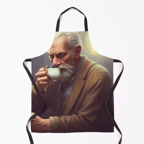 Item preview, Old man drinks his tea designed and sold by Dicoart.