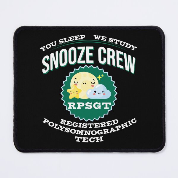 Item preview, Kawaii Cute Sleepy Moon Stars Cloud Snoze Crew Registered PolySomnoGraphic Tech RPSGT designed and sold by FlorenciaBliss.