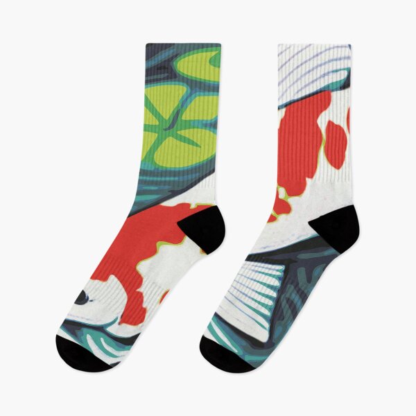 Item preview, Koi Fish Swims in Relaxing Koi Pond designed and sold by Nonshape.