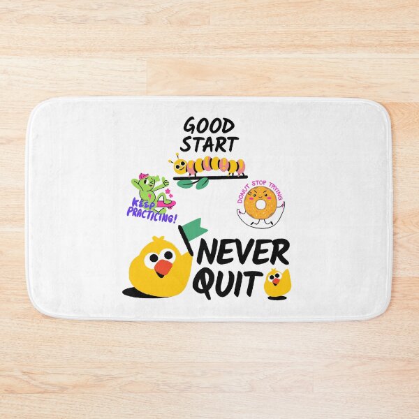 Item preview, Good Start Never Quit designed and sold by Quirky Dez.