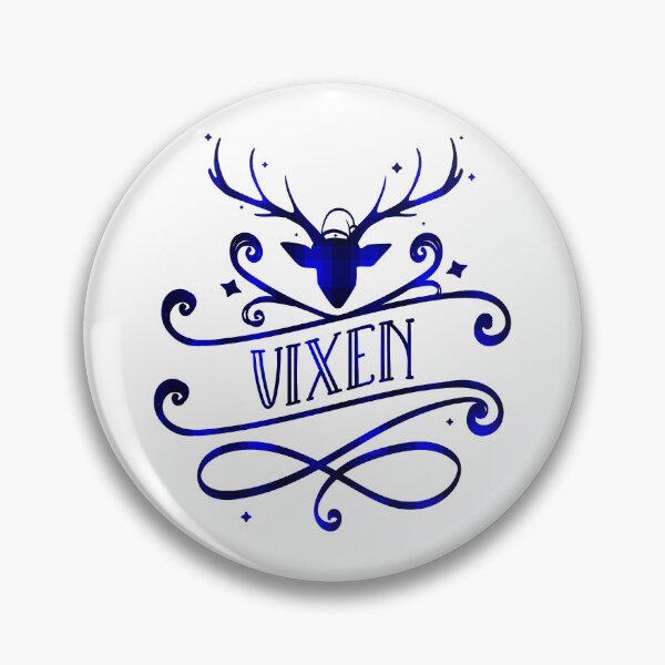 Item preview, Vixen Christmas Blue Tartan Pattern Reindeer Head designed and sold by Trinket-Trickster.