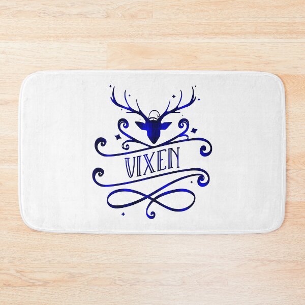 Item preview, Vixen Christmas Blue Tartan Pattern Reindeer Head designed and sold by Trinket-Trickster.