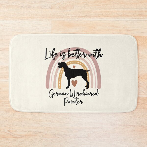 Item preview, German Wirehaired Pointer dog Rainbow Aesthetic Boho designed and sold by rafaeltto.